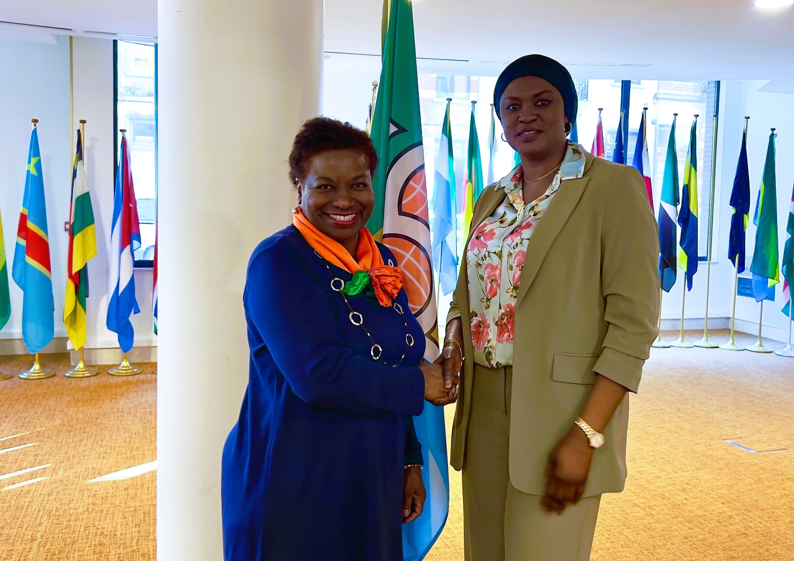 Meeting with Dr. Natalia Kanem, UNFPA Executive Director  Wednesday 19 April 2023, OACPS Headquarters, Brussels.