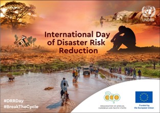 Disaster Risk Reduction (DRR)Day on 13 October 2023 highlights the significance of the intra-OACPS Disaster Risk Reduction Programme
