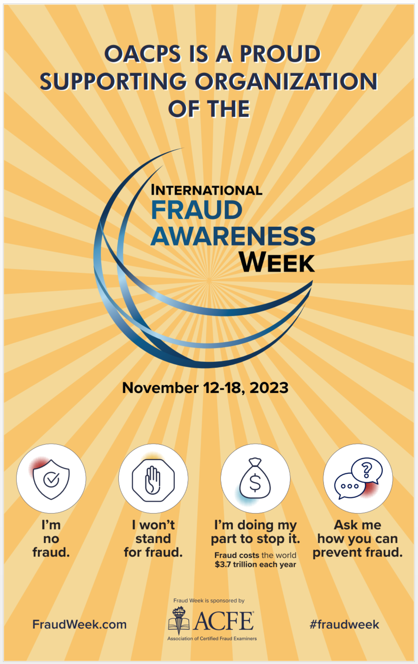 Statement by the Secretary General of the OACPS on International Fraud Awareness Week.